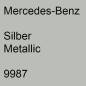 Preview: Mercedes-Benz, Silber Metallic, 9987.